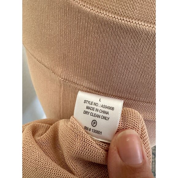 A.L.C. Rose Light Pink Knit Sleeveless Dress Size Large - Picture 12 of 14